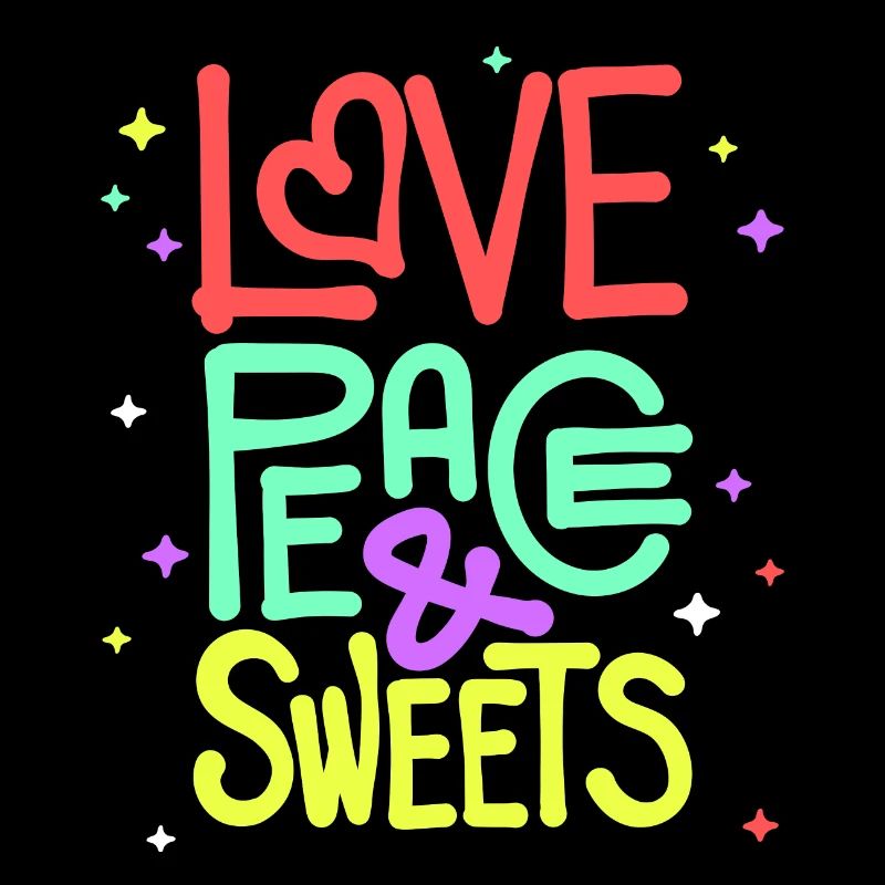 Sweets Statement Dessert avec une dent sucrée