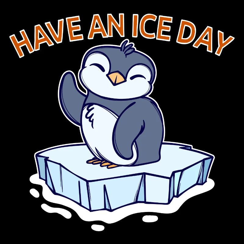 Antarctique Ice Cold Penguin Déclaration Oiseau de mer