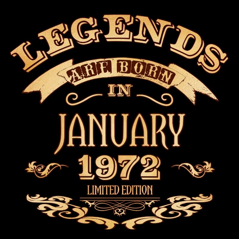 Les légendes sont nées en janvier 1972