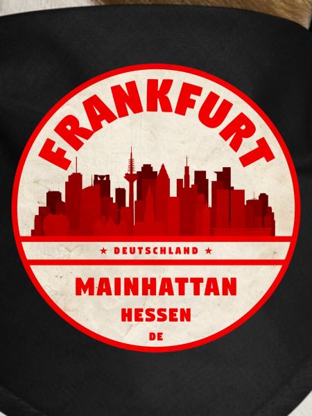 Mainhattan Skyline Retro Print