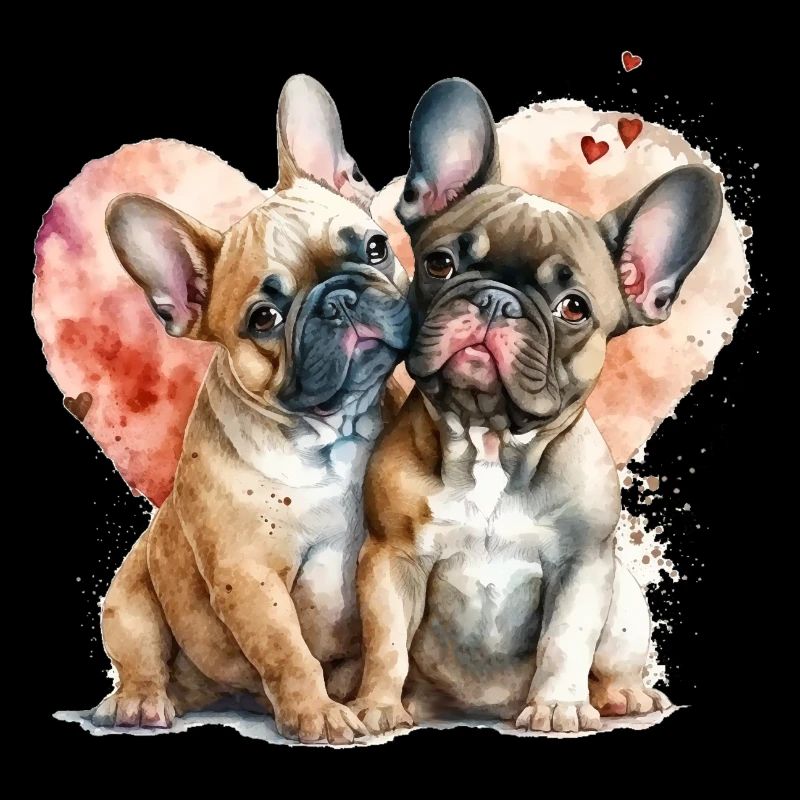 Français Bulldog Cadeau de Saint-Valentin