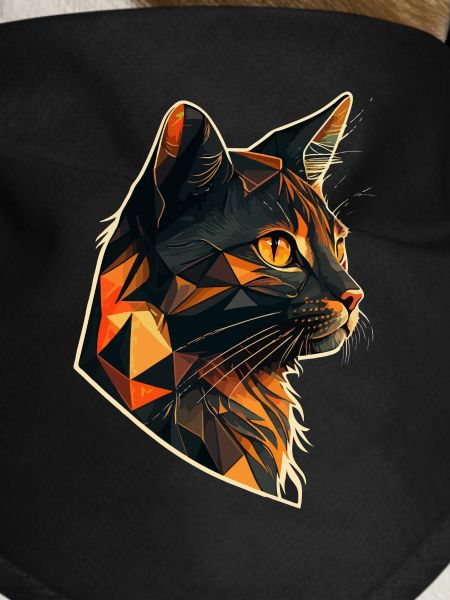 Stylized, Geometric cat