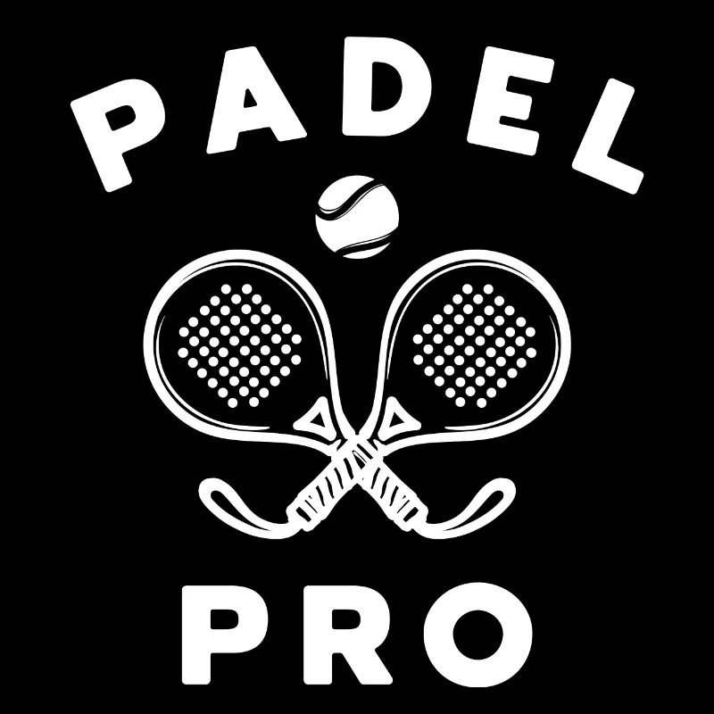 Padel-Tennis Spieler Statement Bälle Schläger