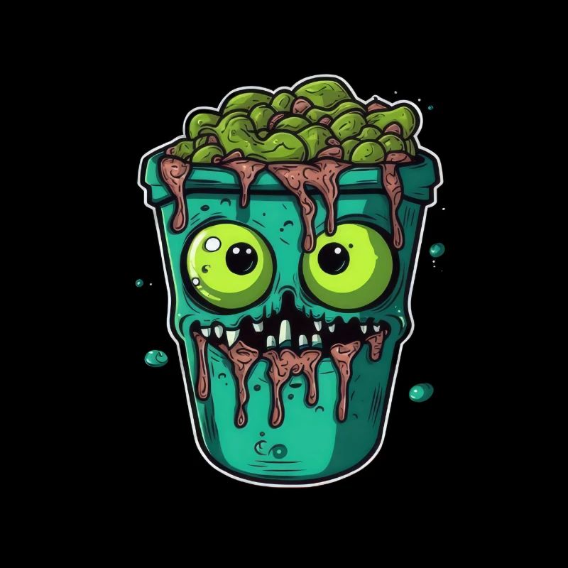 Halloween coffee mug - creepy coffee mug