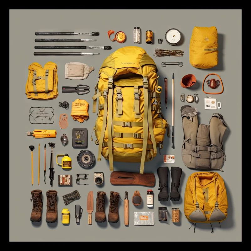 Everything I need for hiking