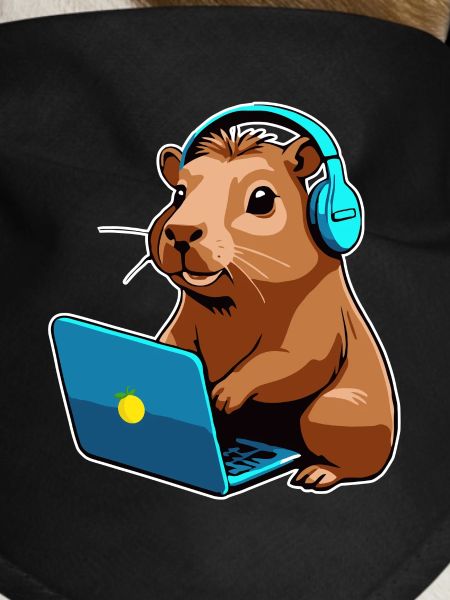 Capybara Programmierer Coder Computer