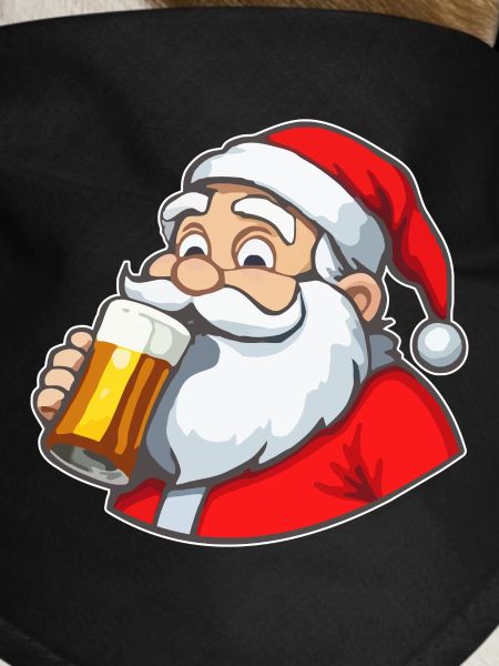 Weihnachtsmann mit Bier