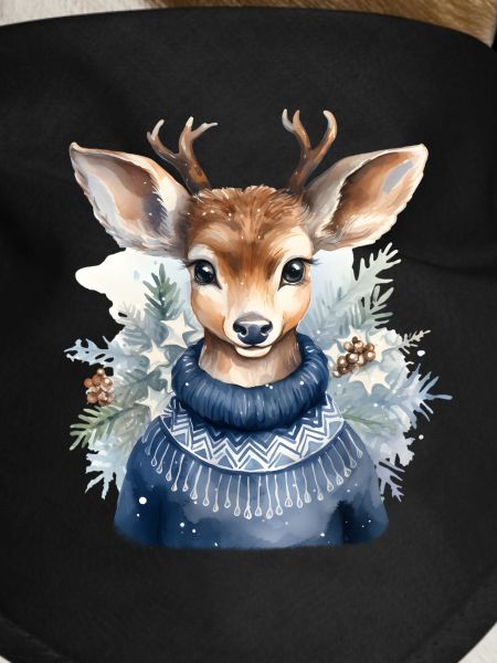 Rentier Winterpullover