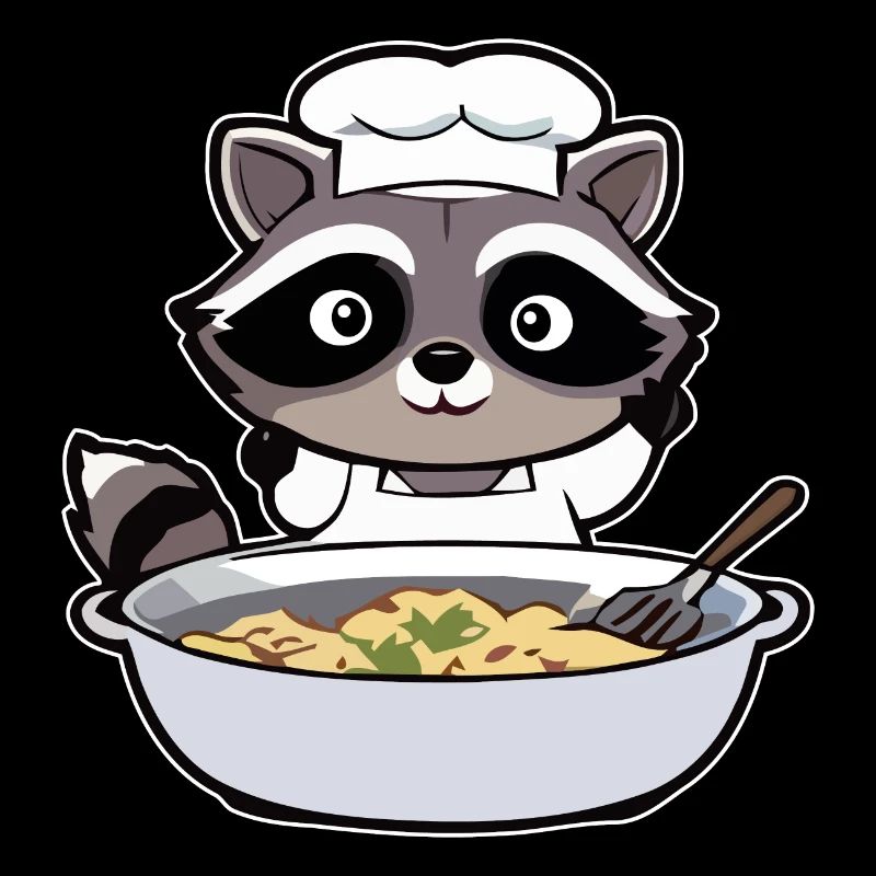 Cuisinier de raton laveur