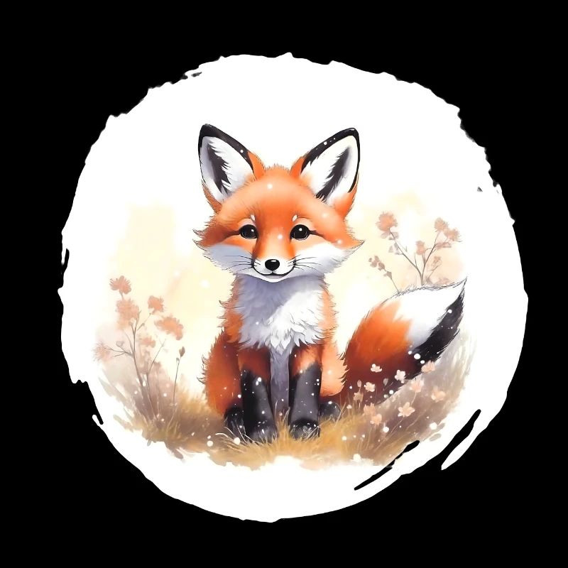 Fuchs Aquarell