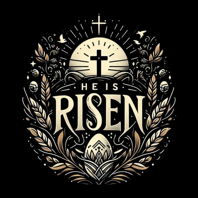 He is Risen Cross & Light