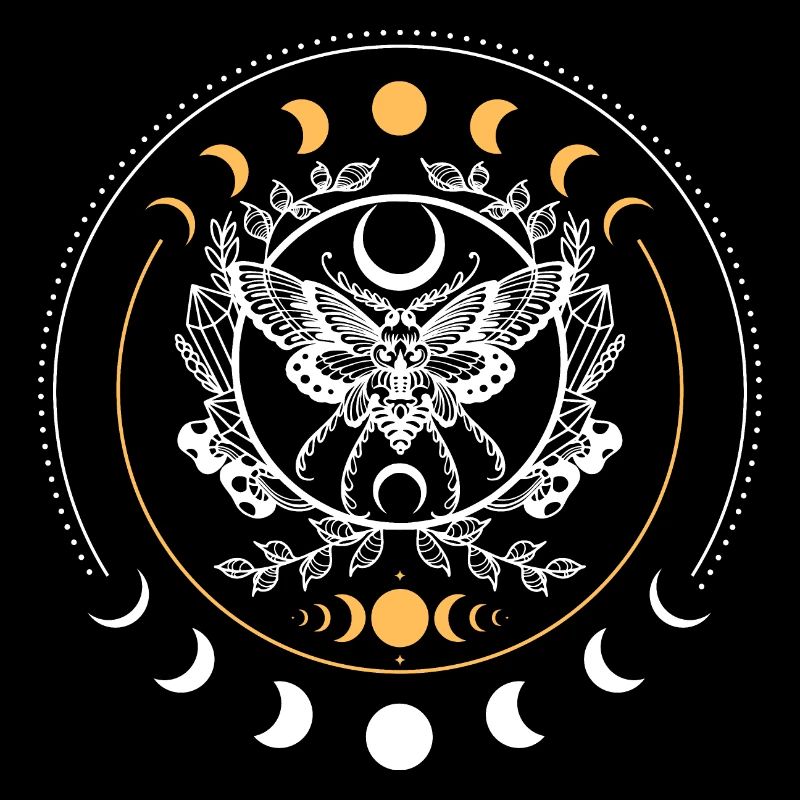 Himmlische Motten-Mandala