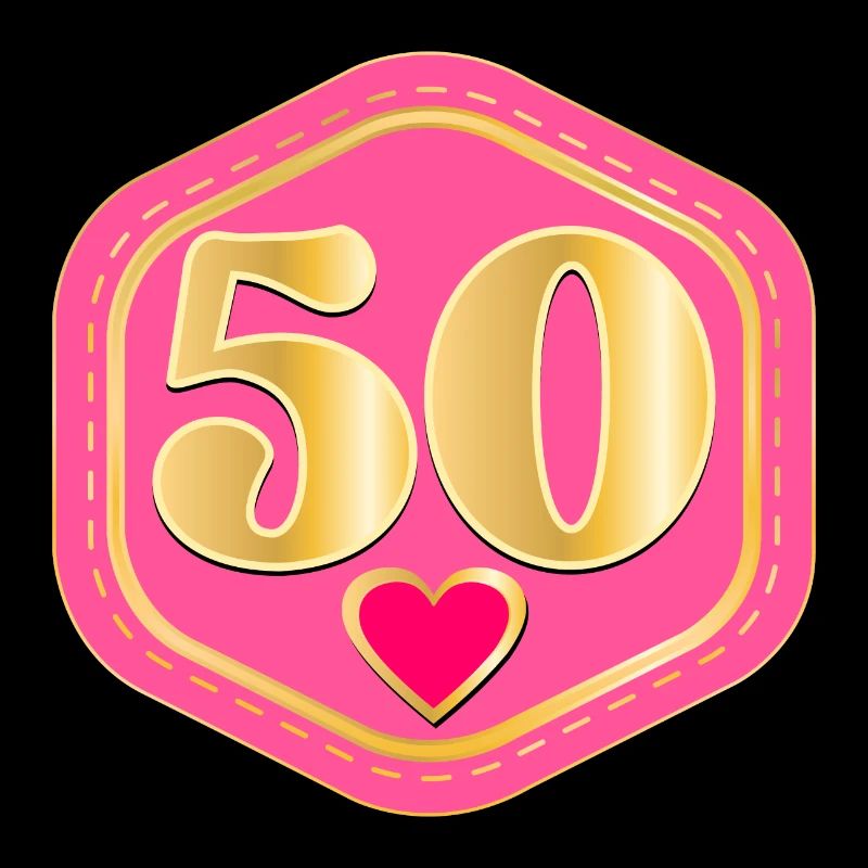 50. Geburtstag - FÜNFZIG