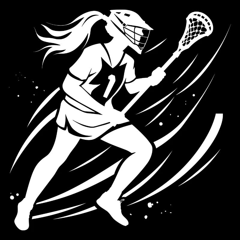 Lacrosse Mädchen