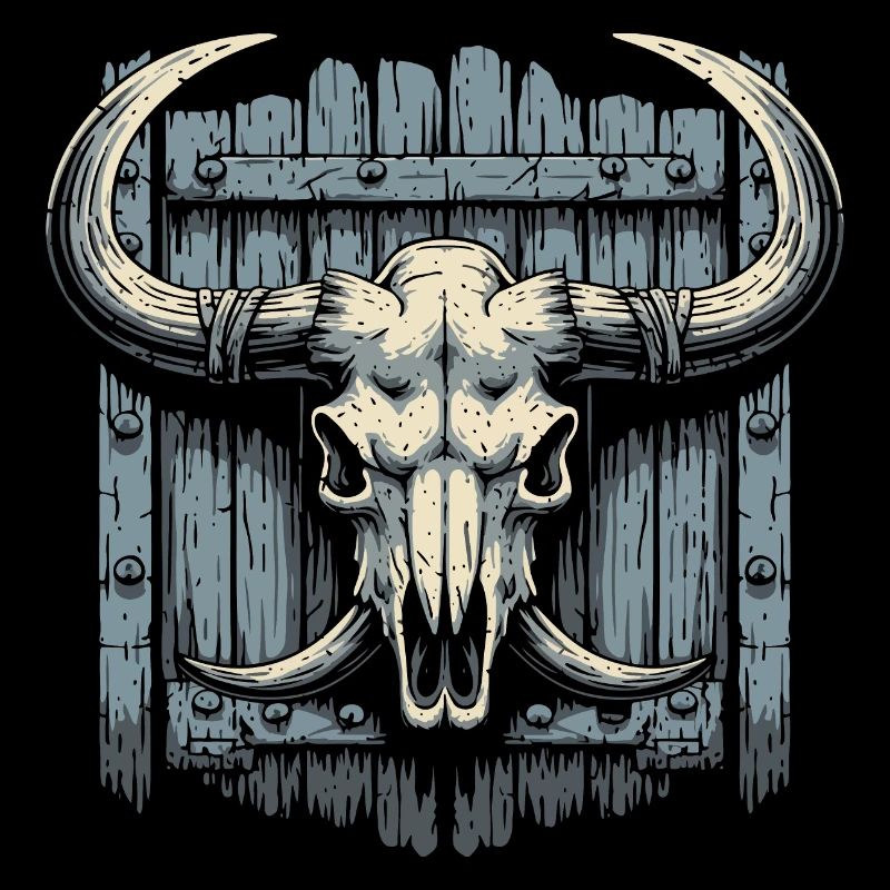 Crâne de bison