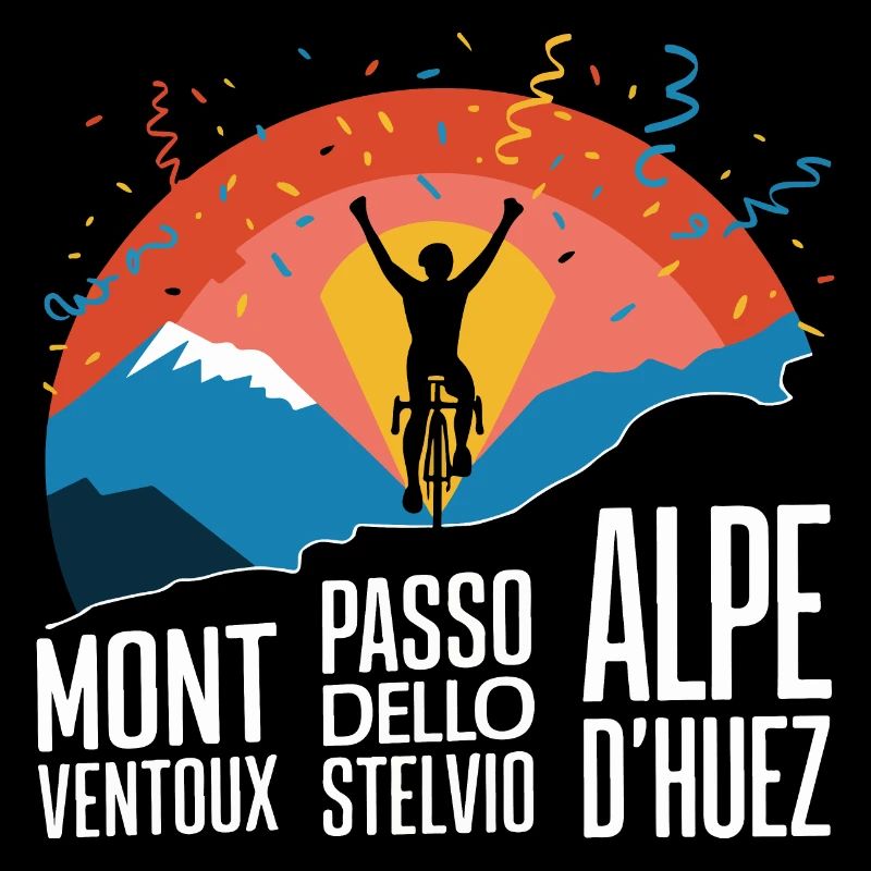 Montagnes cyclables Stelvio Ventoux Alpe d’Huez KOM