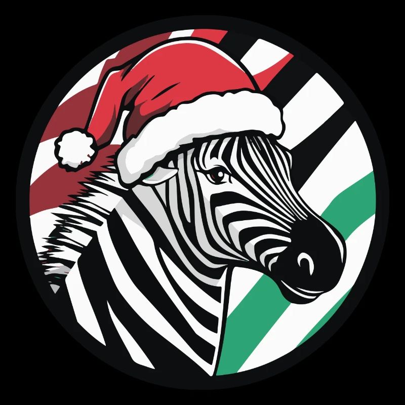 Zebra Christmas X-Mas