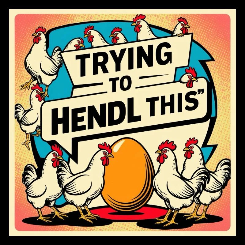 Chicken joy – trying to keep it up