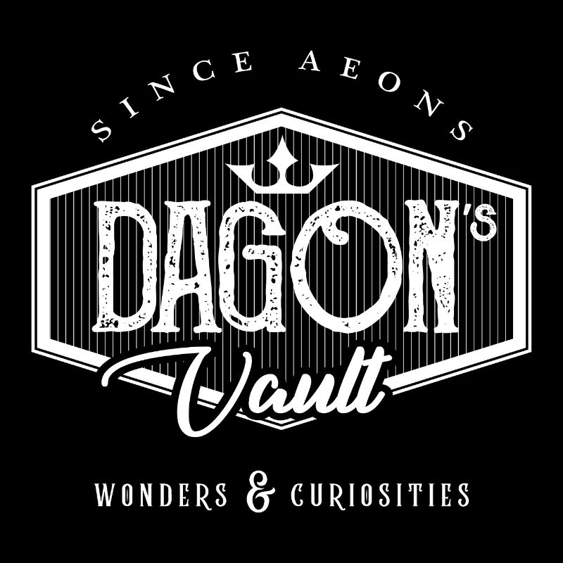 DAGON LOGO BLANC
