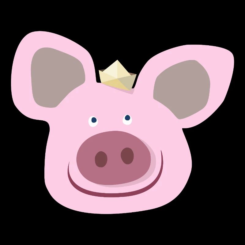 Schwein Meer Papierboot Kinder Kopf Bauernhof cool