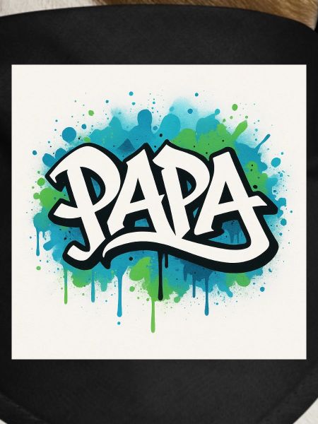 Graffiti Style Dad Illustration