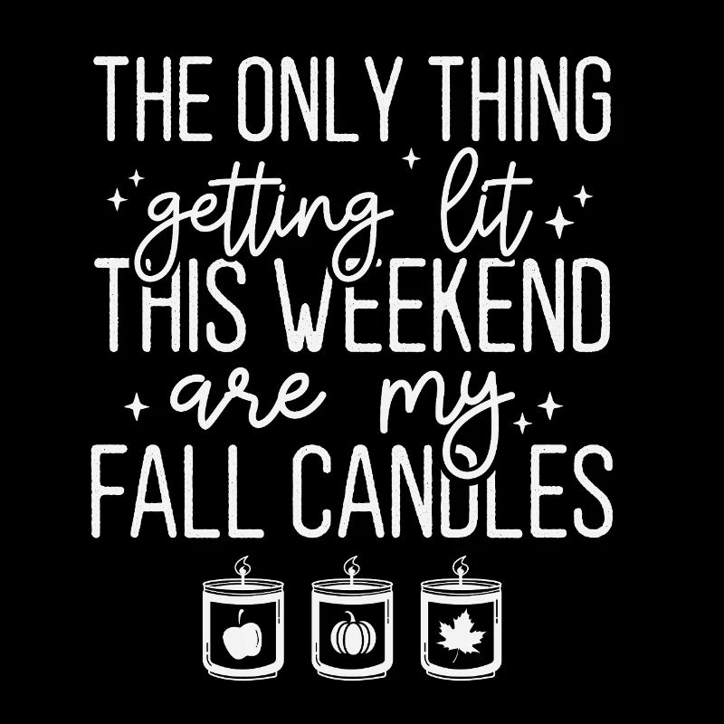 Autumn feeling with warming candles