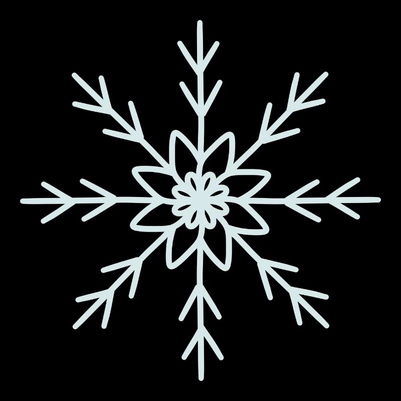 Elegantes Schneeflocken-Muster-Design
