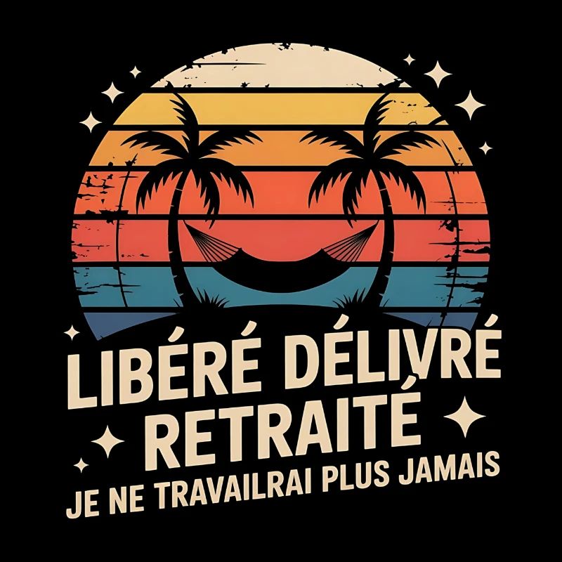 Retraité Libre Palm Sunset