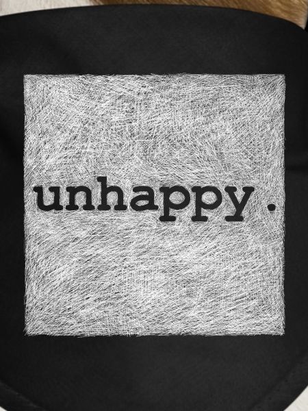 unhappy - White version