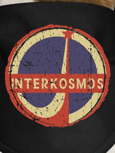 Interkosmos DDR Retro Circle Emblem