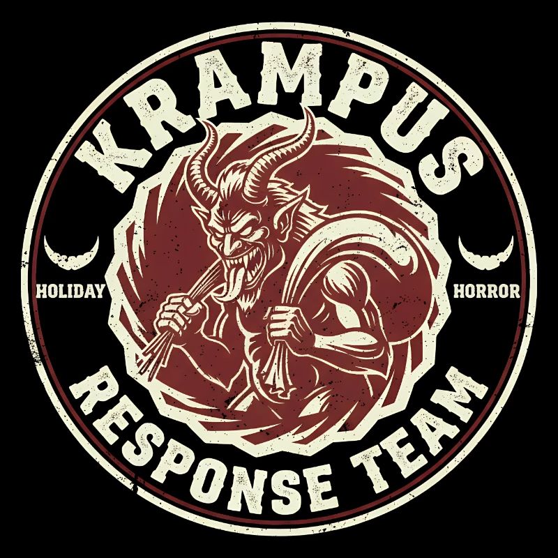 Équipe d’intervention Krampus Cryptide drôle Krampus