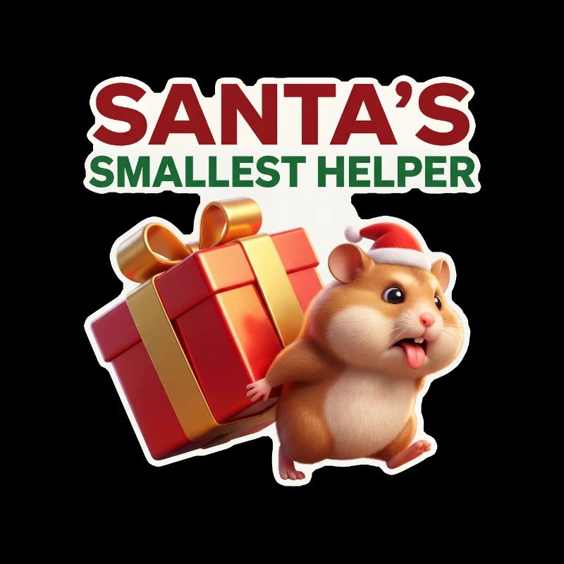 Santa's Smallest Helper Hamster