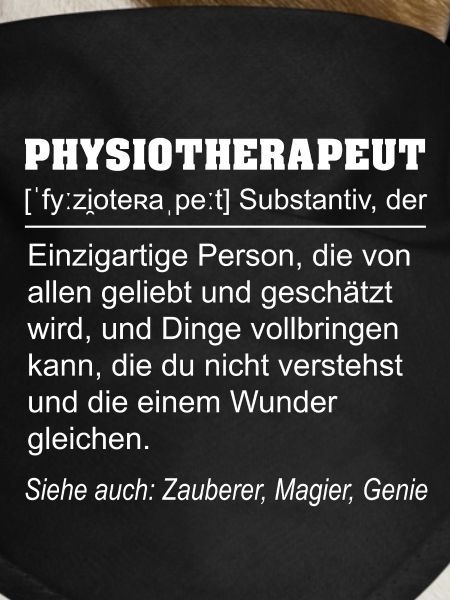 Physiotherapist definition funny