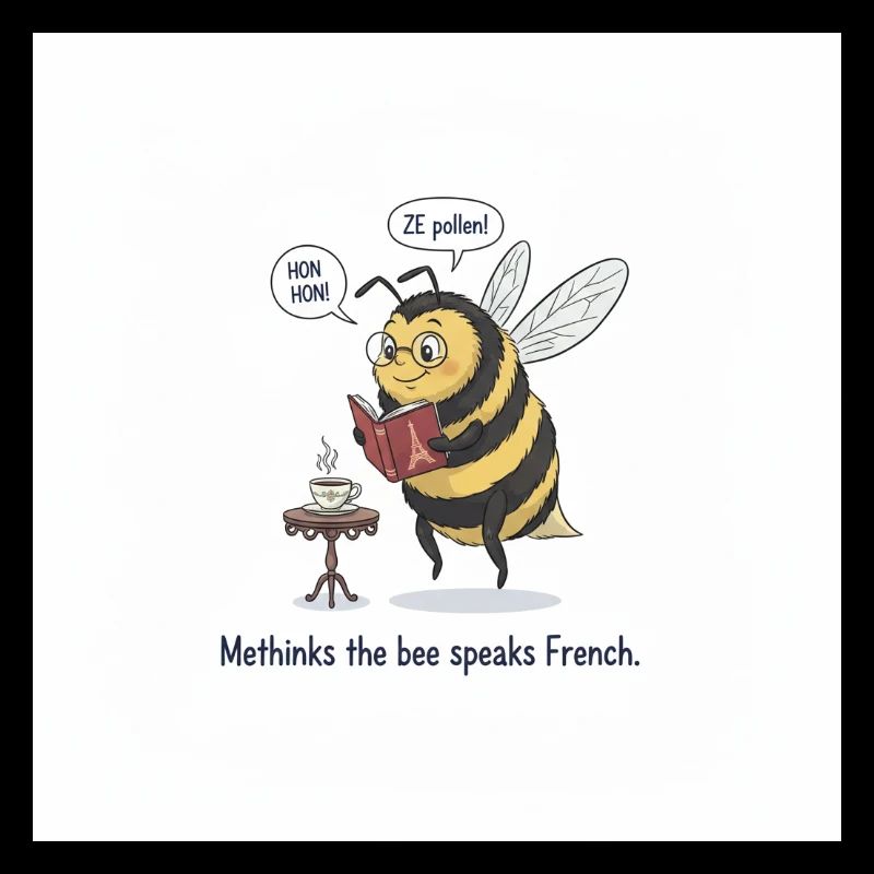 Bee Learns French: Méthinks