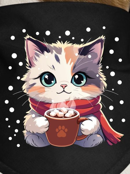 Winter Cozy Kitten