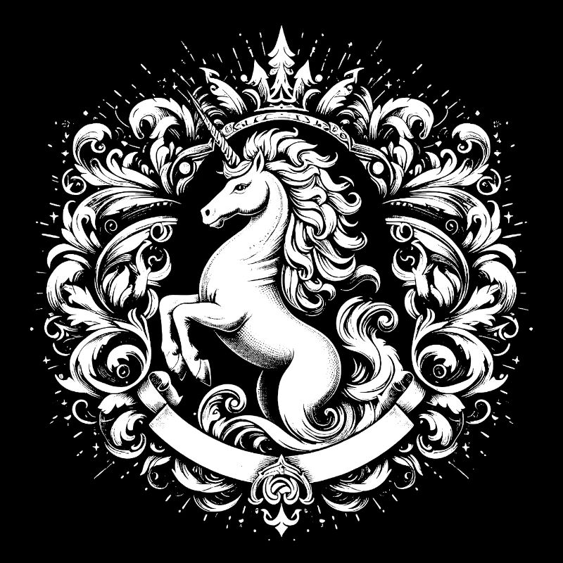 Unicorn crest