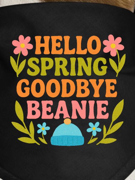 Hello Spring Goodbye Cap