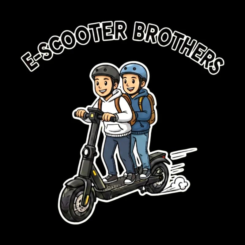 E-Scooter Brüder Duo