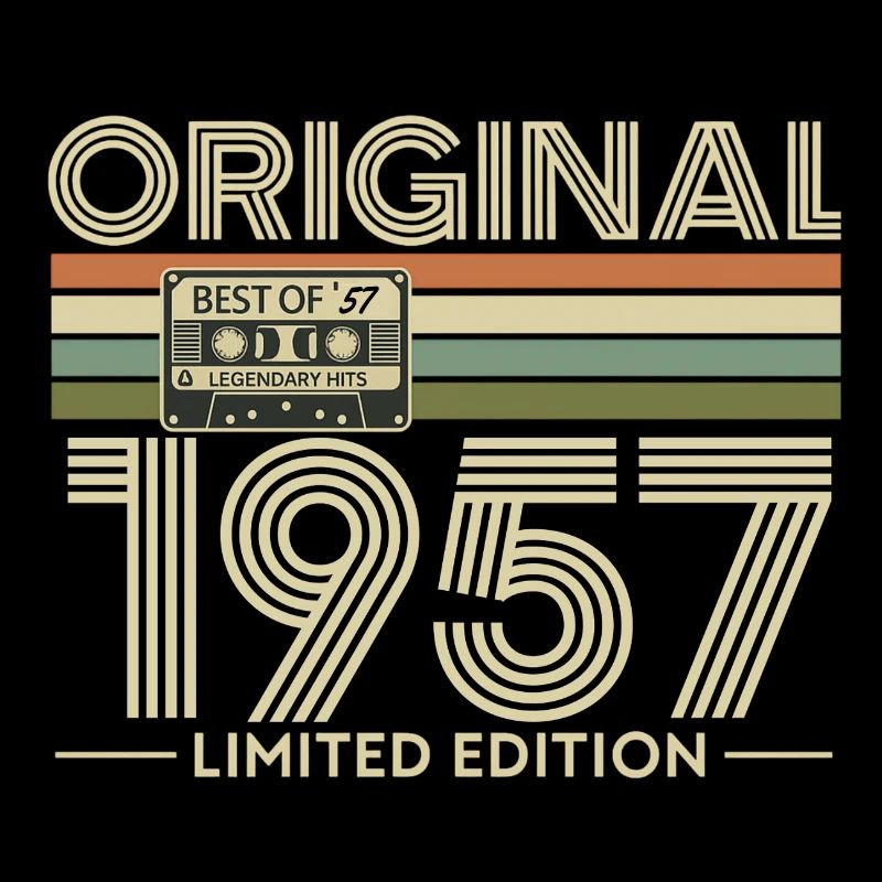 Original 1957 Édition Limitée Rétro