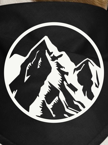 Kreis Berggipfel Berge