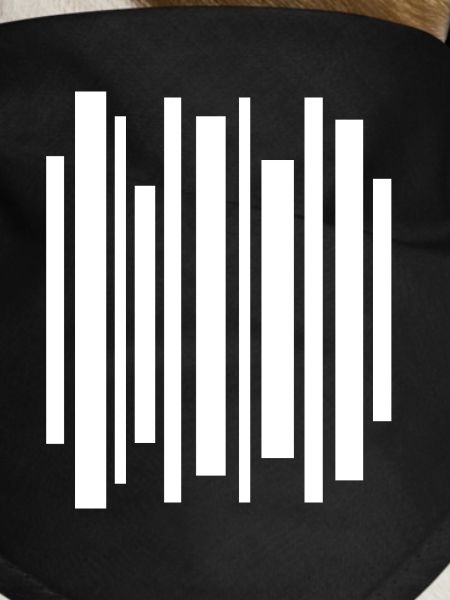 Minimal Stripes Barcode Mosaic