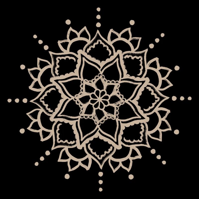 Fleur Mandala beige