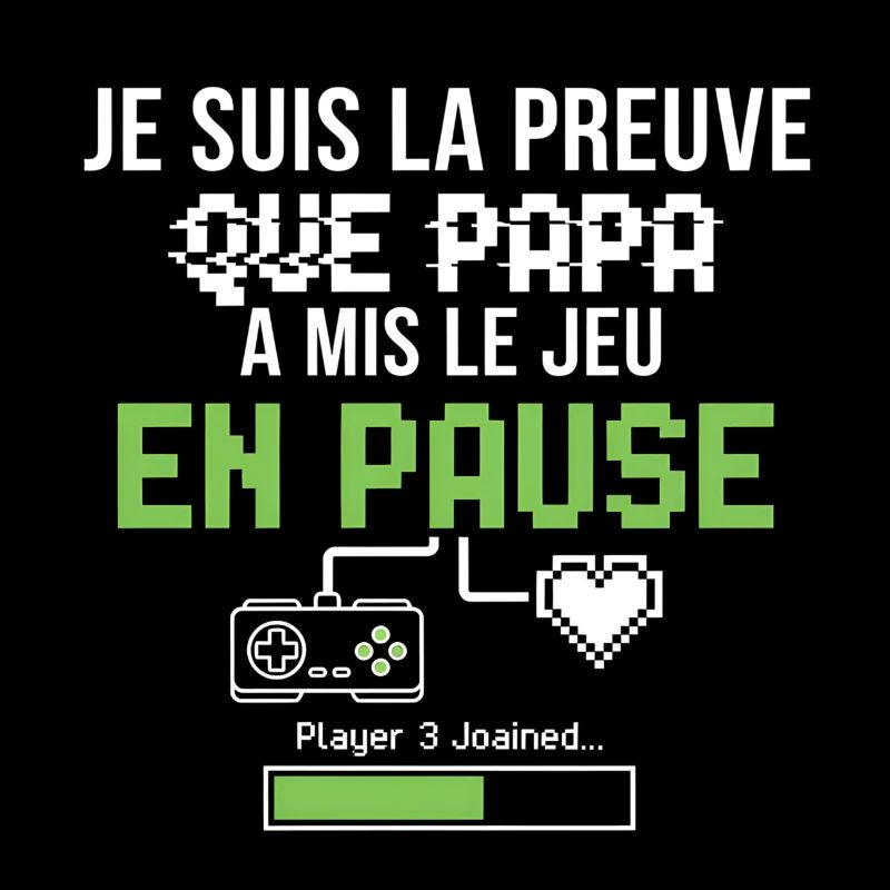 Pause Pixel Vert – Jeu Retro
