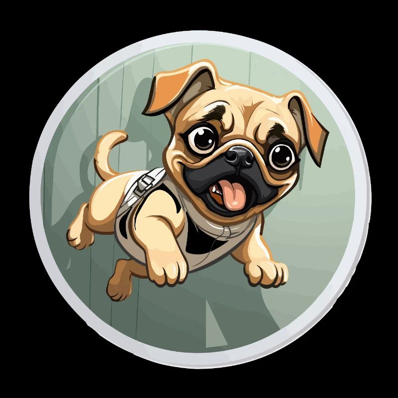 Squeaking Pug Sprinter