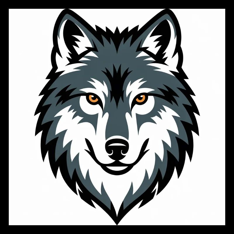Wolf Graphic Emblem