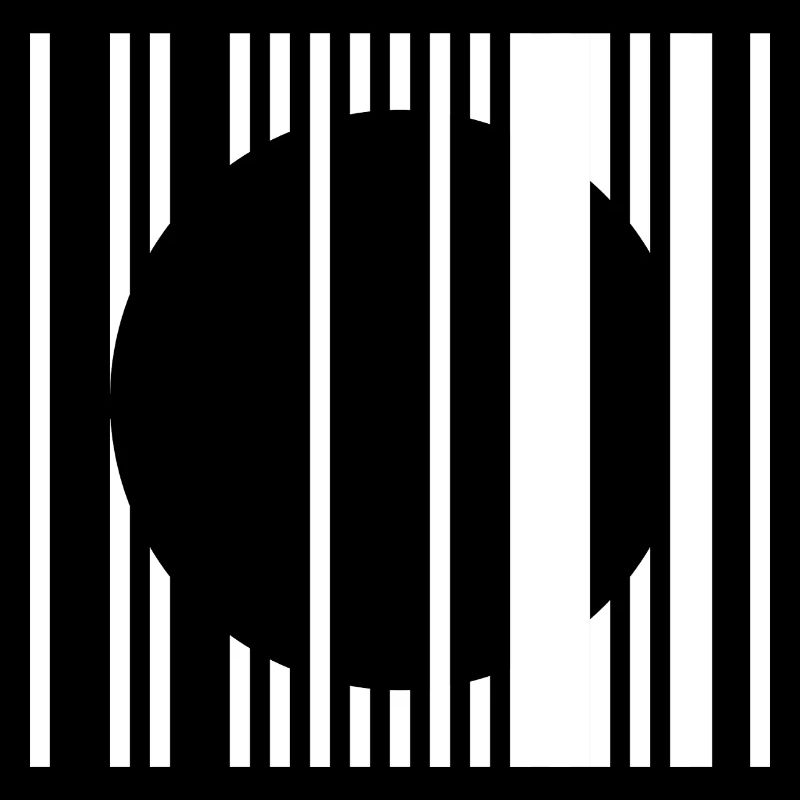 Vertical Stripe Circle