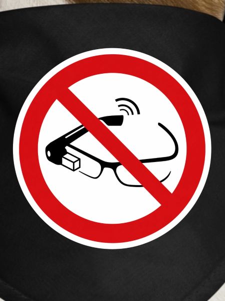 Smart glasses prohibited