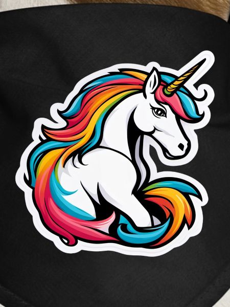 Helles Regenbogen-Einhorn
