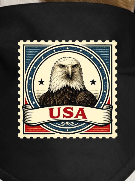Patriotic Eagle Stamp
