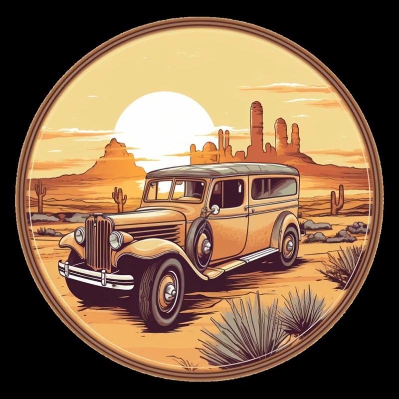 Oldtimer dans le désert